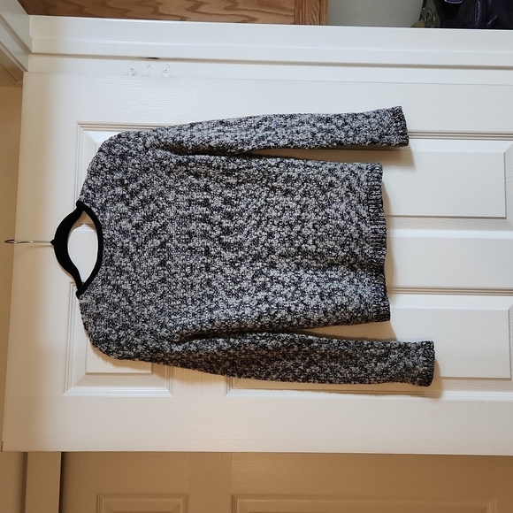 Ann Taylor Loft Black and White Zip Up Sweater Size XS - Picture 5 of 6